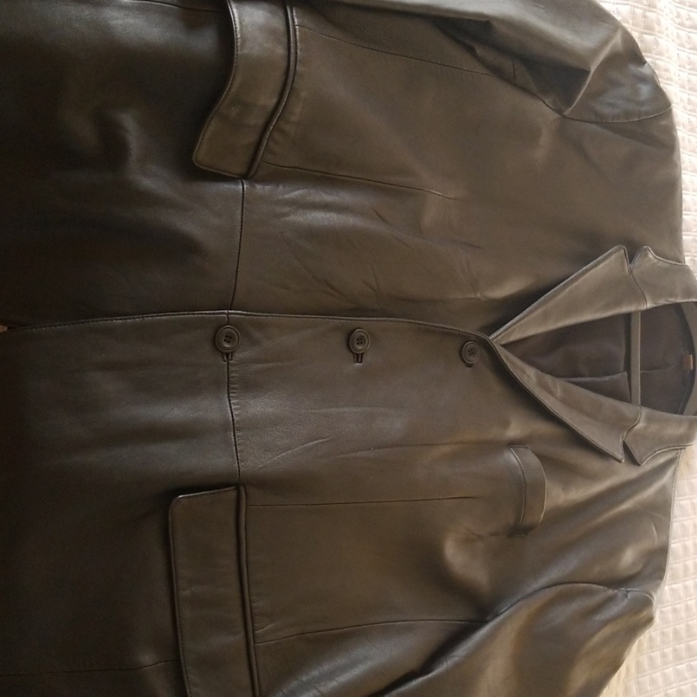 Leather Blazer